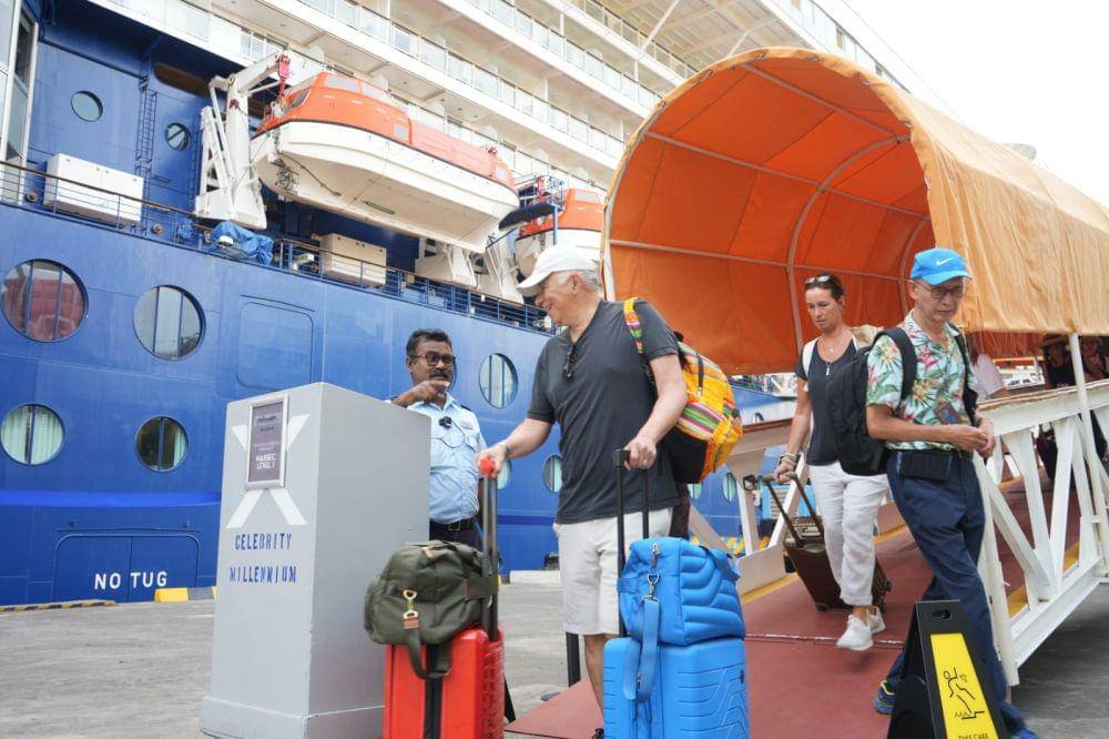 Kapal Pesiar Celebrity Millenium sandar di Pelabuhan Benoa (Dok.IDN Times/Pelindo 3)