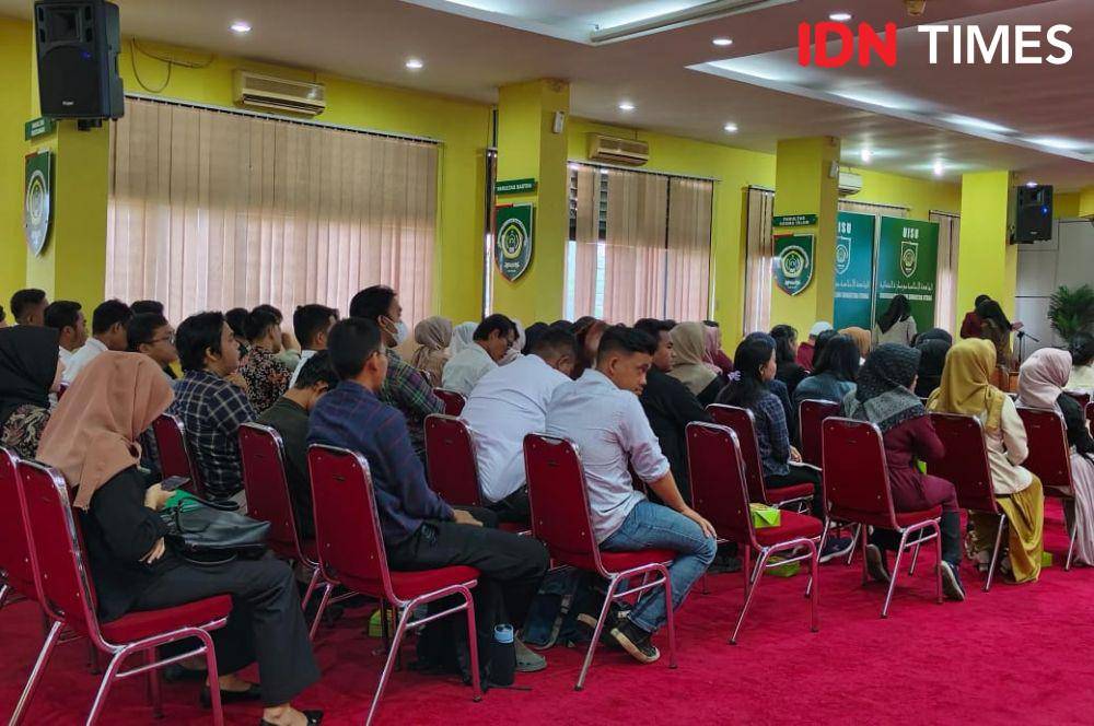 Para peserta Job Fair yang siap mengikuti seleksi (IDN Times/Eko Agus Herianto)