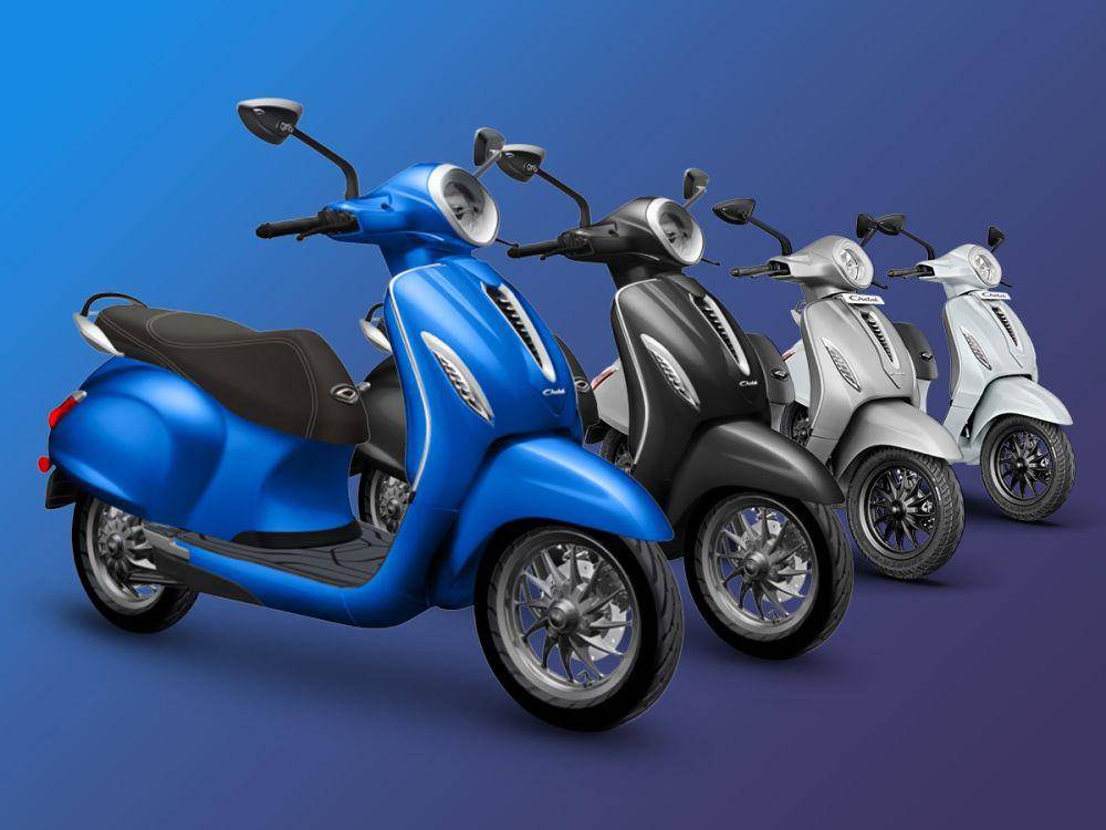 Pilihan warna Bajaj Chetak (Chetak)