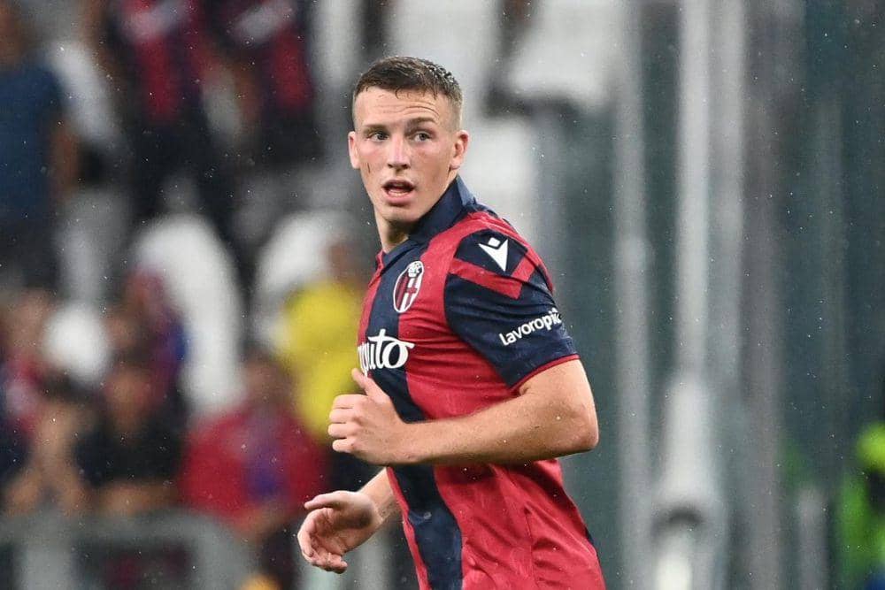 Lewis Ferguson ketika membela Bologna di Serie A. (instagram.com/lewisferguson6)