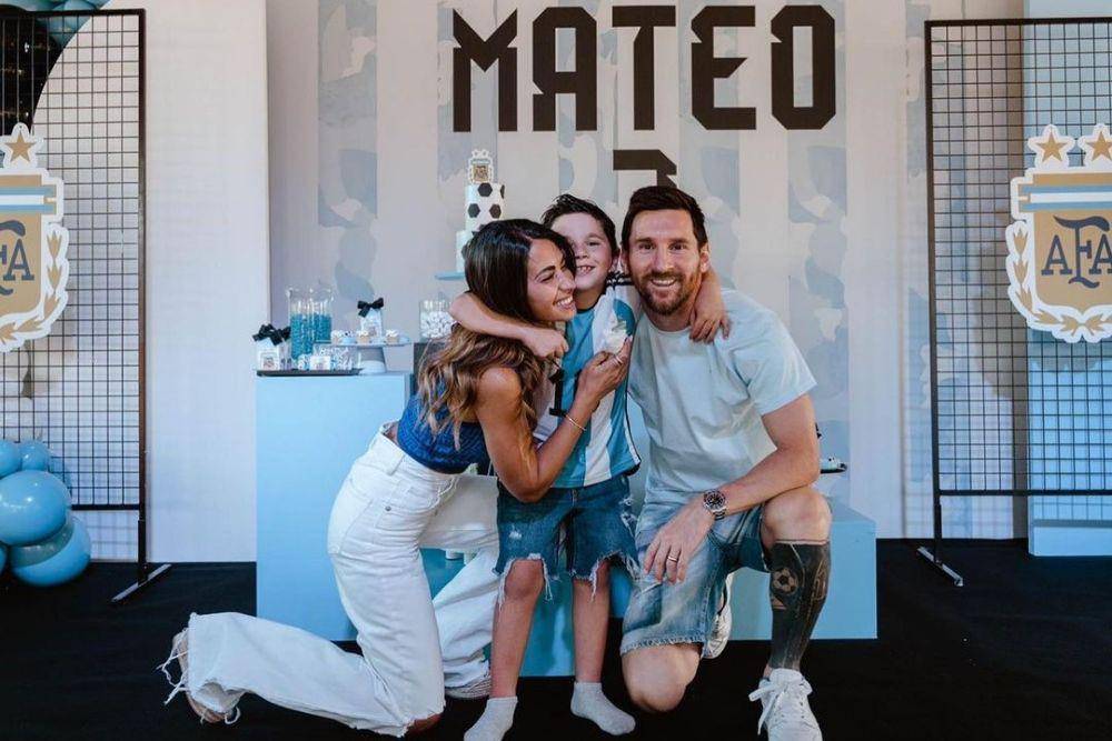 Putra kedua Lionel Messi, Mateo Messi (instagram.com/antonelaroccuzzo/)