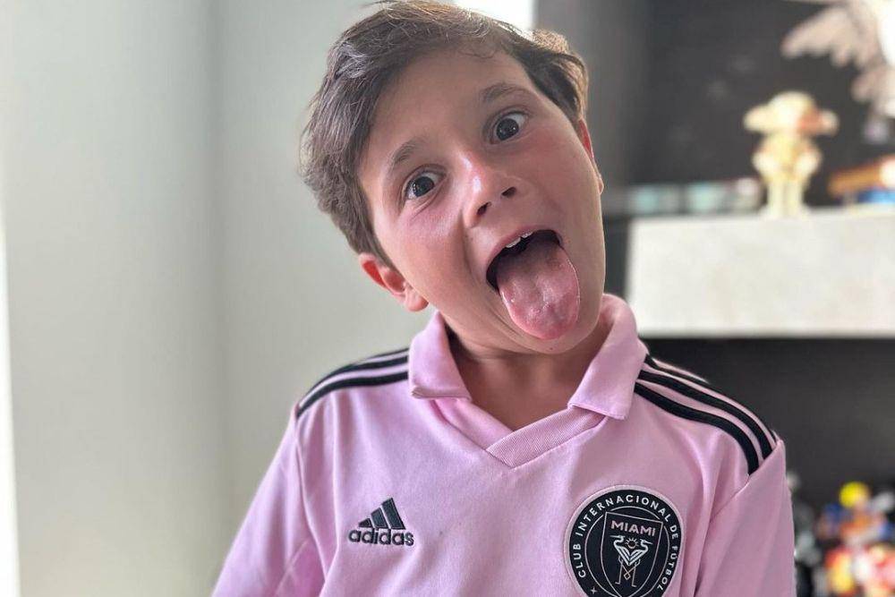 Putra kedua Lionel Messi, Mateo Messi (instagram.com/antonelaroccuzzo/)