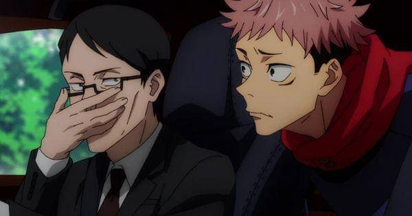 Ijichi mengantar Yuji ( Dok. Mappa / Jujutsu Kaisen )
