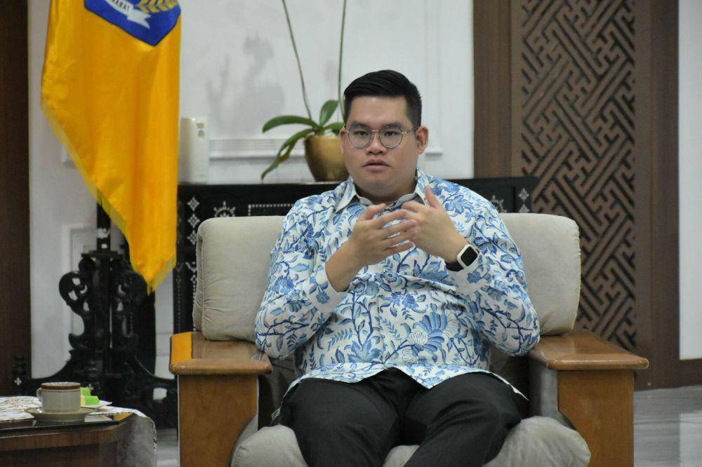 Kunjungan First Secretary Duta Besar Singapura untuk Indonesia, Andrew Leung di kantor Gubernur NTB. (Dok Diskominfotik NTB)