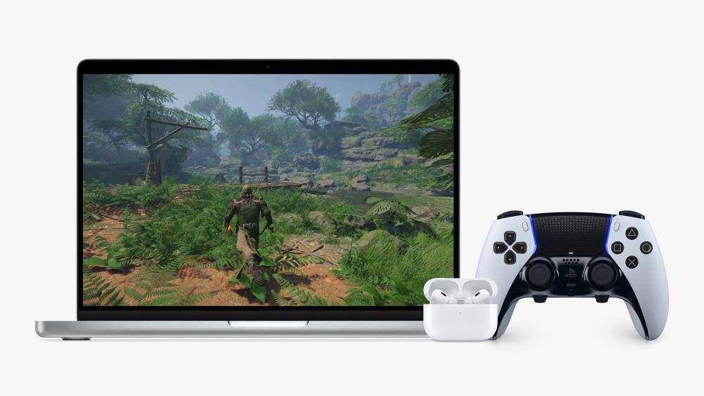 ilustrasi gaming pada macOS Sonoma (apple.com)