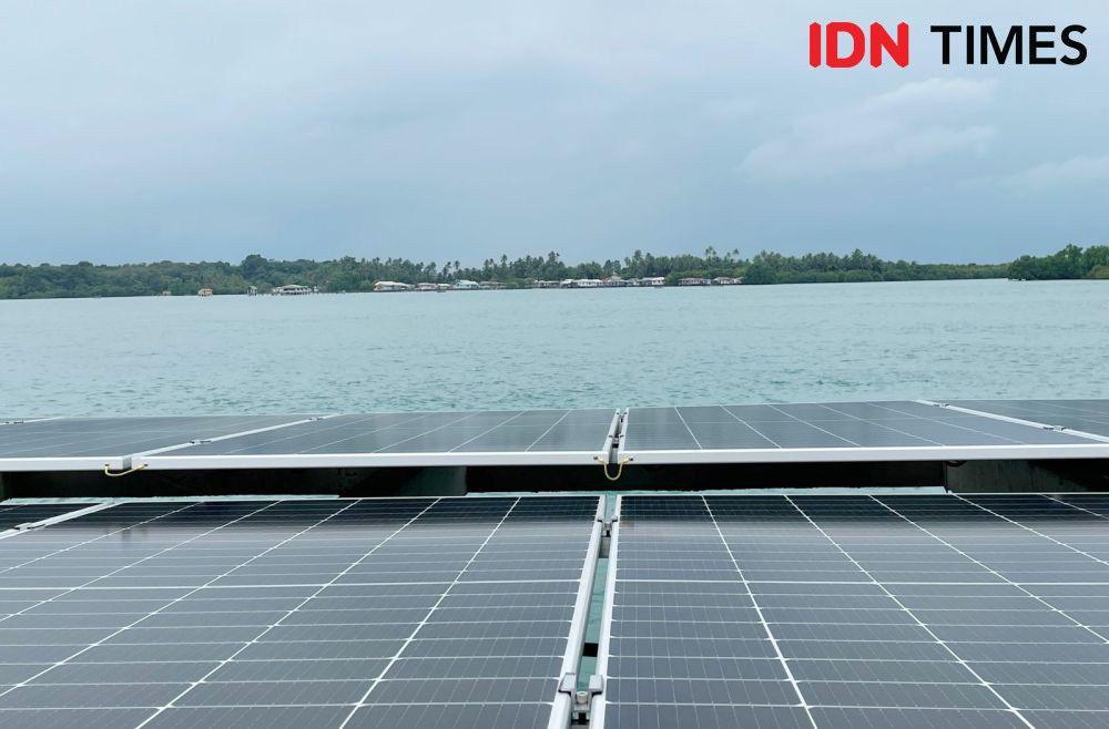 PLTS di Pulau Mecan, Belakang Padang, Kota Batam, Provinsi Kepulauan Riau  (IDN Times / Putra Gema Pamungkas)