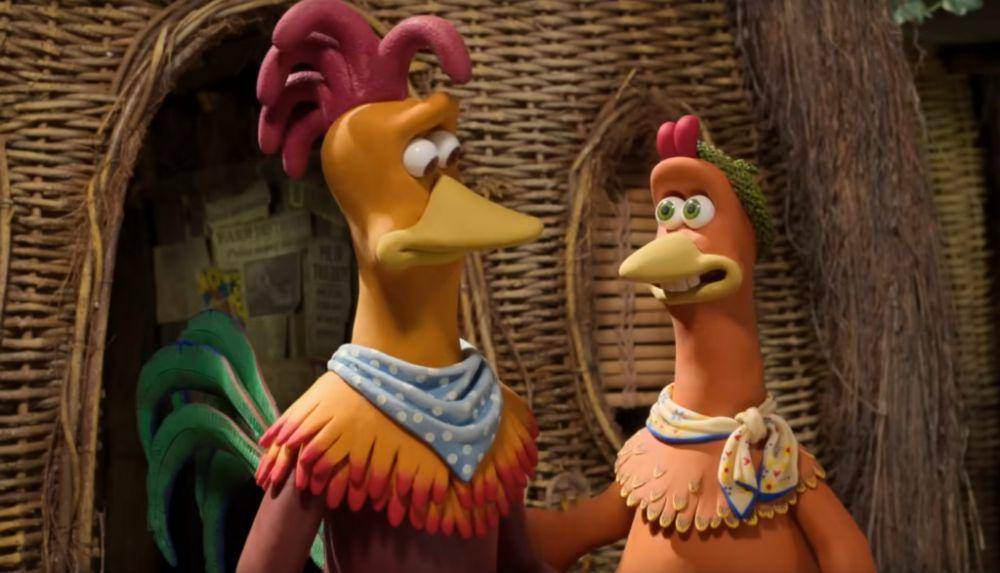 Zachary Levi dan Thandiwe Newton dalam film Chicken Run: Dawn of the Nugget. (dok. Netflix/Chicken Run: Dawn of the Nugget)