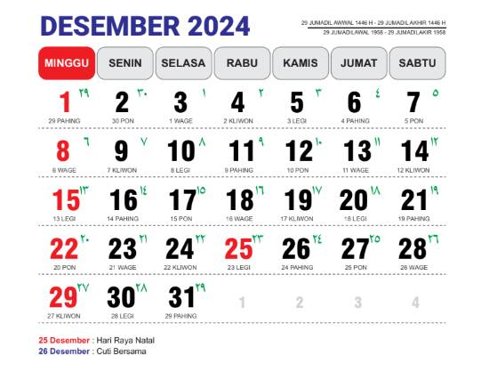 Kalender Jawa 2024