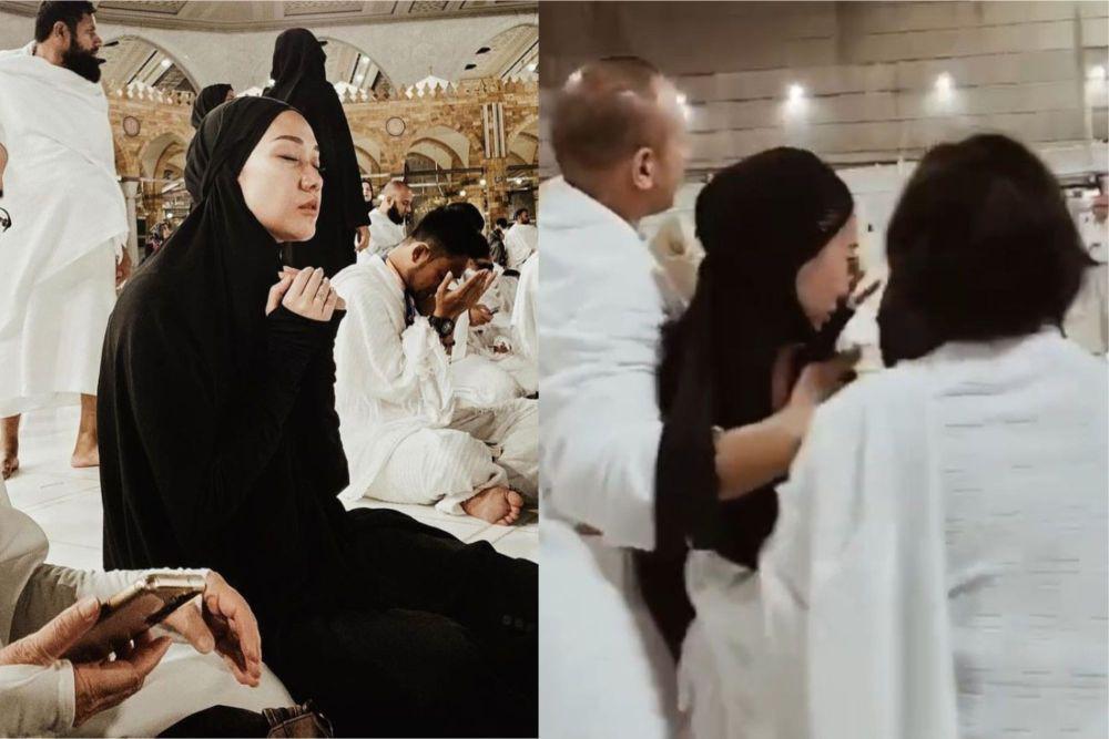 7 Momen Bunga Citra Lestari Badal Umrah untuk Ashraf Sinclair