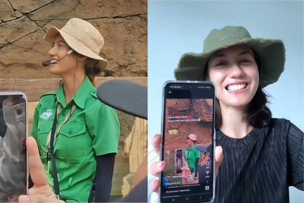 Pevita Pearce Tanggapi Petugas Kebun Binatang Mirip Dirinya, Kocak!
