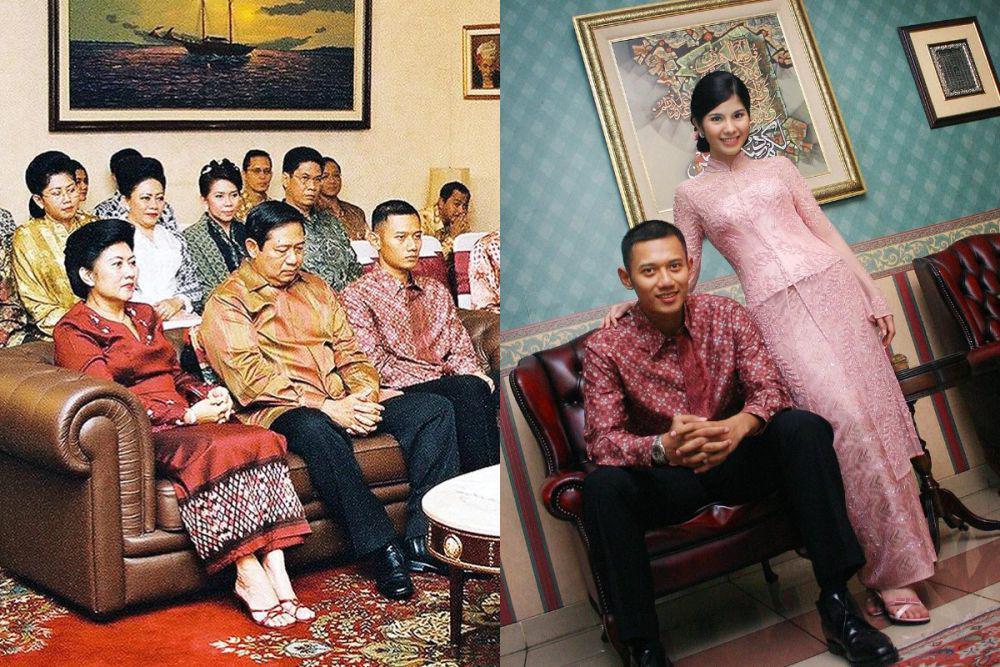 7 Potret Lawas Lamaran Annisa Pohan dan AHY Tahun 2005, Malu-Malu Mau!
