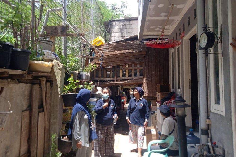 Hasil bedah rumah mandiri di Kampung Marlina yang berbasiskan koperasi dan dana bergulir (dok. RuJak Center)