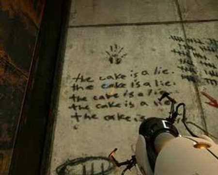 the cake is a lie (youtube.com/dean979)