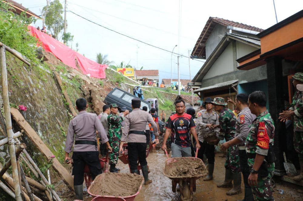 Bencana tanah longsor di Kulon Progo.(Dok.Istimewa)
