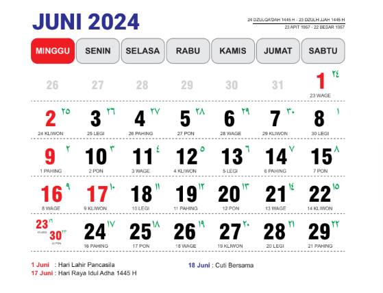 Kalender Jawa 2024
