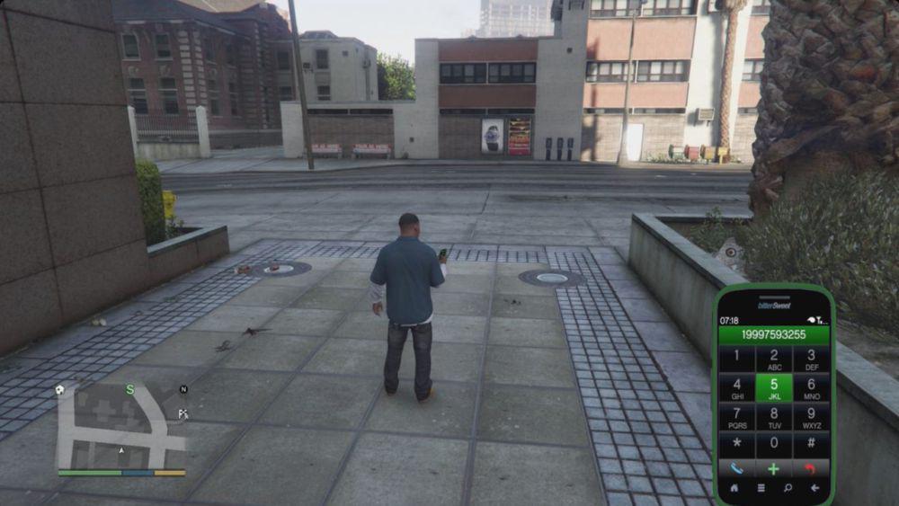 cuplikan gameplay penggunaan cheat dalam GTA V (dok. Rockstar Games/GTA V)