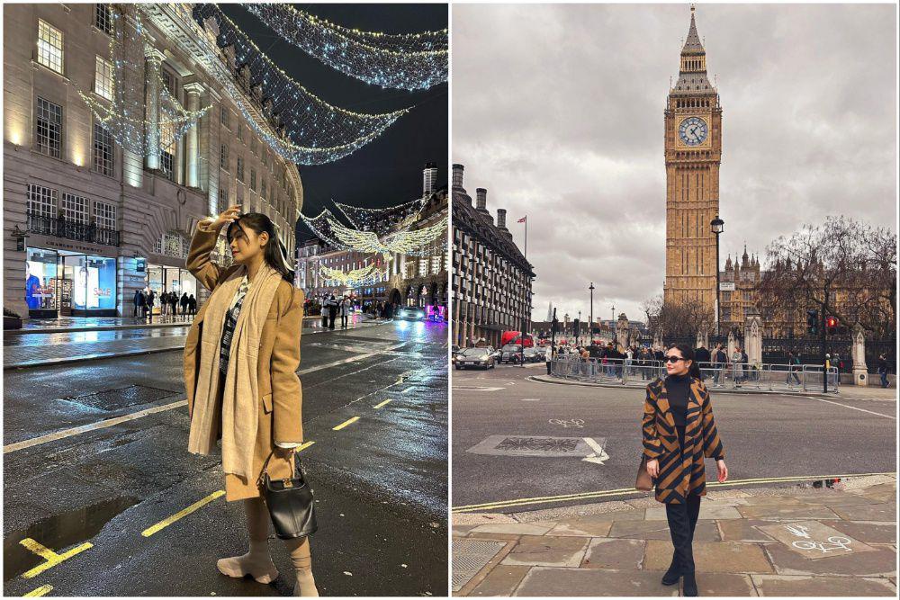 9 Seleb Liburan ke UK di Bulan Januari 2024, ada Azizah Salsha!