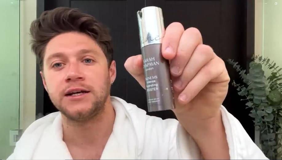 Niall Horan skincare dan haircare routine (Tangkapan Layar YouTube)