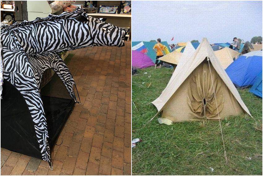 kolase potret tenda dengan desain nyentrik (reddit.com/user/epic_Andj67 | reddit.com/user/TrustyTapir)