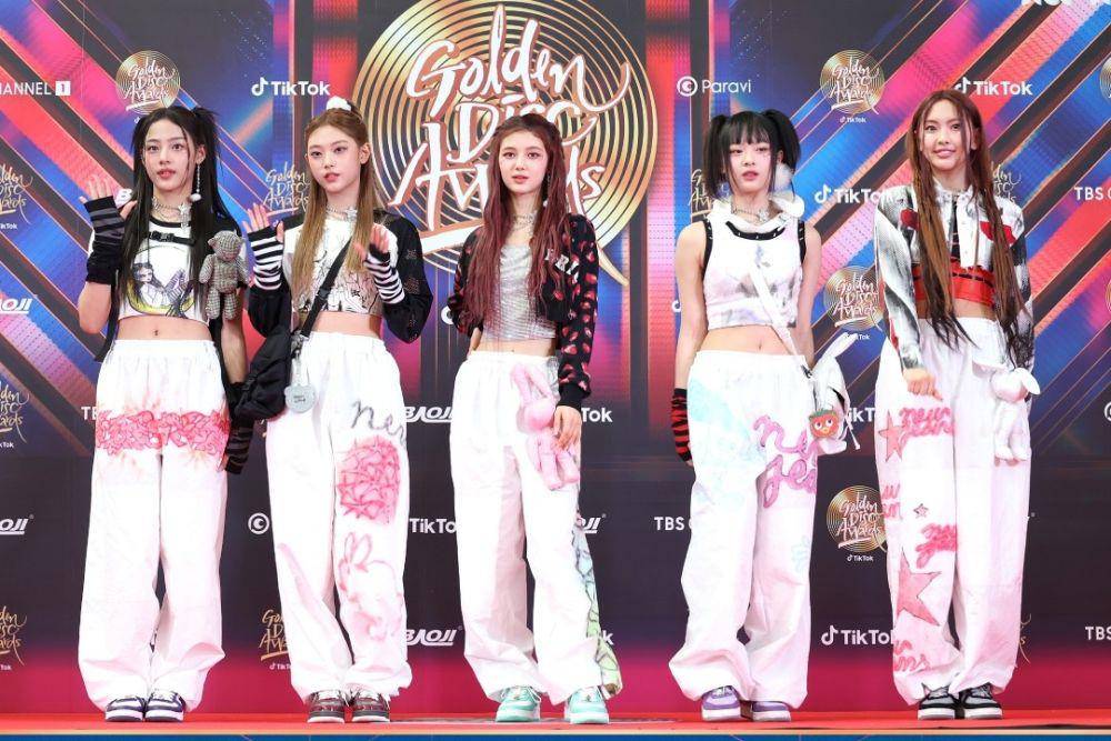 NewJeans di red carpet Golden Disc Awards 2023 (instagram.com/golden_disc)