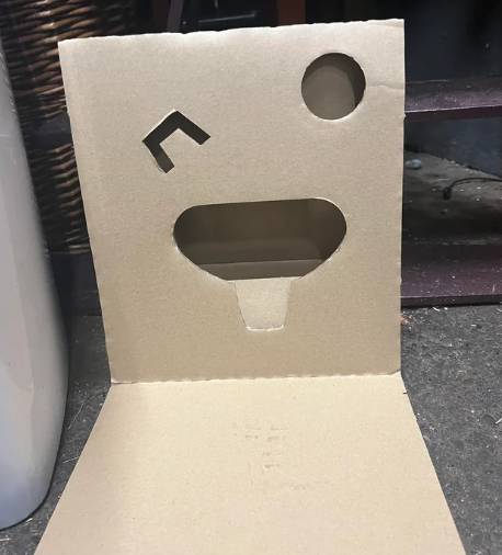 potret pareidolia pada kardus (reddit.com/SholcCTR)
