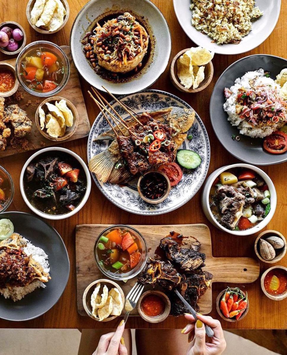 Makan rame-rame di Bendega Bali (Instagram.com/@bendega.bali)