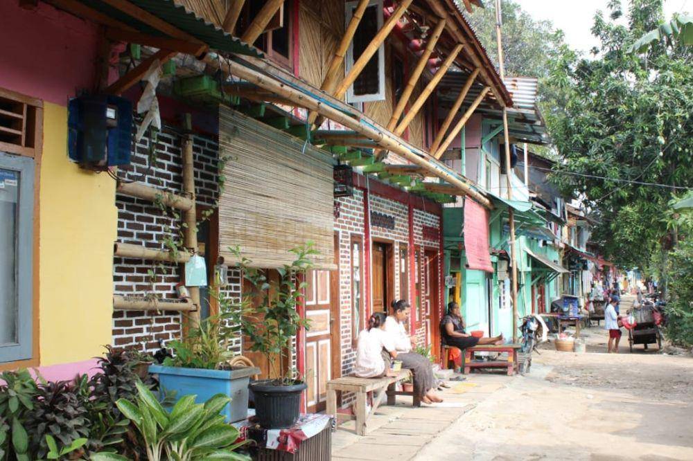CoHousing di Kampung Tongkol, pasca panataan mandiri tepi anak Kali Ciliwung. (dok. RuJak Center)