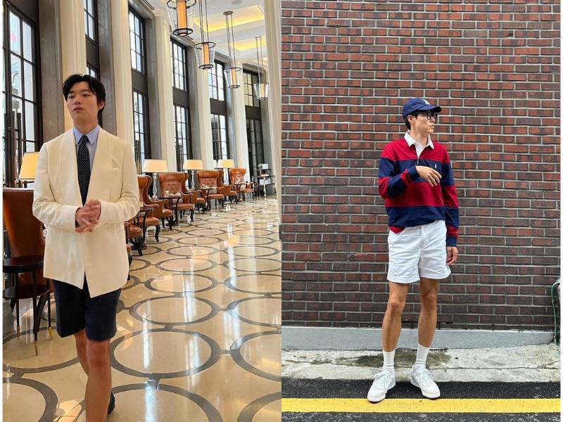 short pants ala Ryu Jun Yeol (instagram.com/ryusdb)