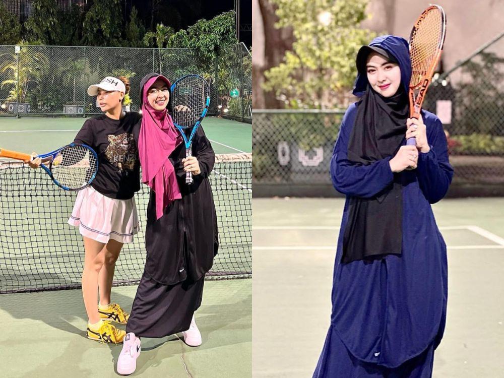 8 Potret Outfit Olahraga Syar'i ala Dokter Shindy, Kakak Ria Ricis