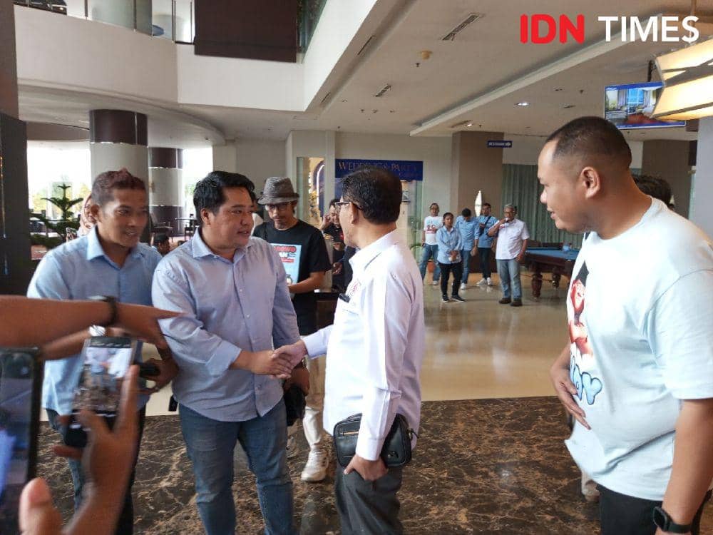 Prabowo Budiman Bersatu sebagai penghormatan atas keberagaman yang ada di Indonesia, Sabtu (6/1/2024).(IDN Times/Cokie Sutrisno).