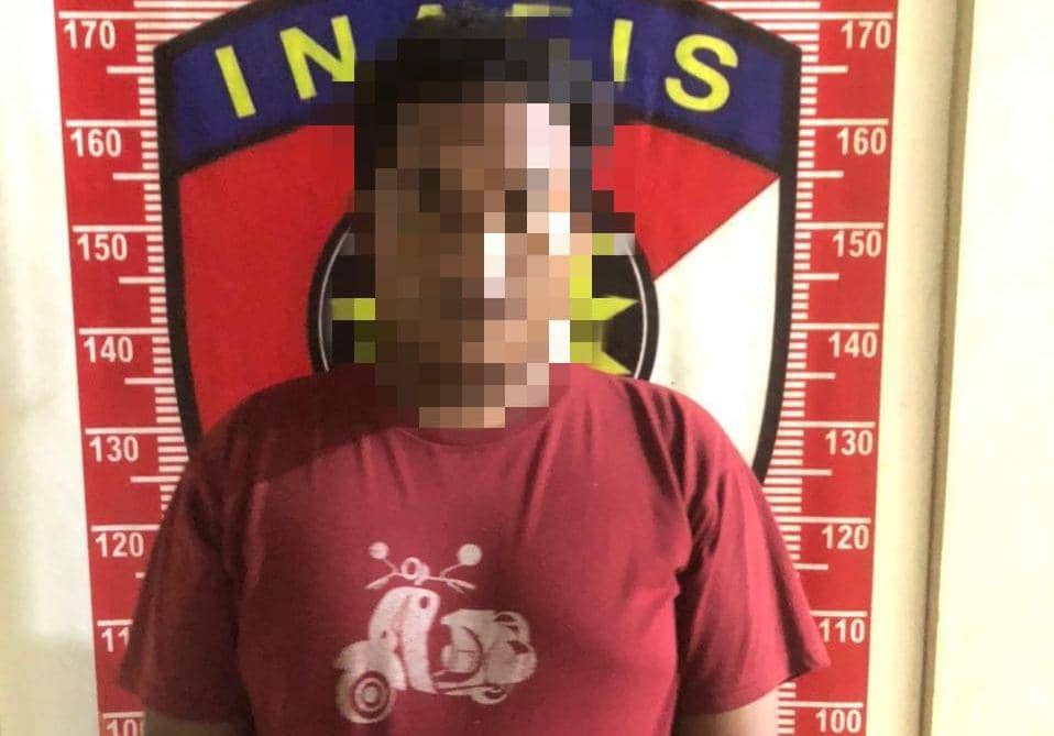 Sosok tersangka YL. (Dok. Polres Lampung Timur).