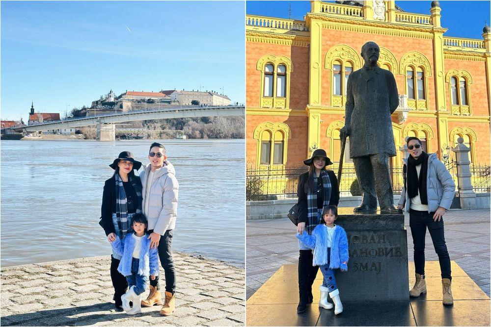 9 Potret Liburan Keluarga Yuanita Christiani ke Serbia