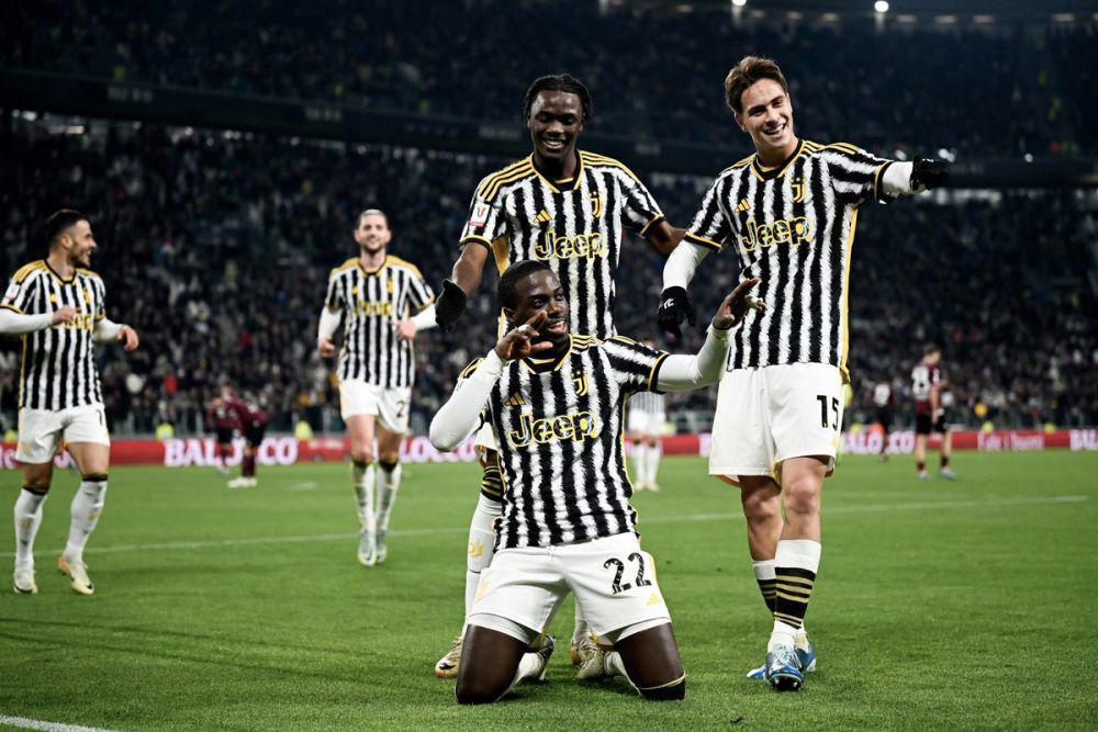 Juventus melawan Salernitana di Coppa Italia 2023/2024. (twitter.com/juventusfc)