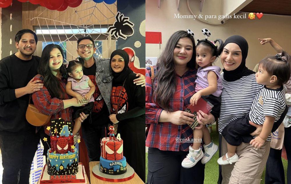 8 Potret Tamu Artis di Perayaan Ultah Ke-4 Kazeem, Anak Rifky Balweel
