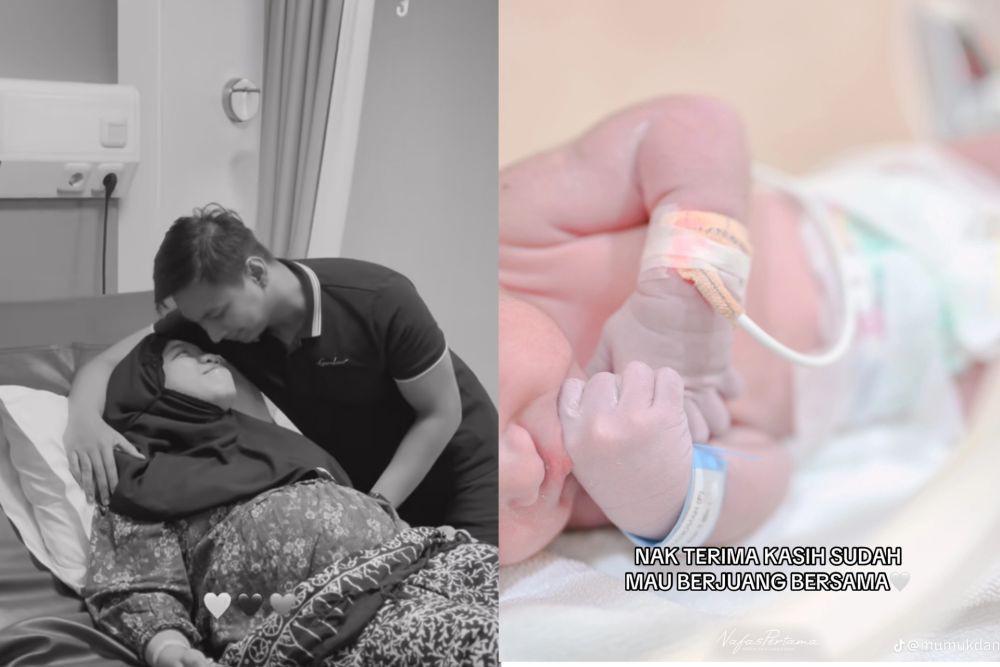 7 Potret Mumuk Gomez Melahirkan Anak Pertama, Bahagianya Nular
