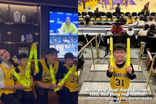 Sandra Dewi nonton NBA (Instagram.com/sandradewi88)