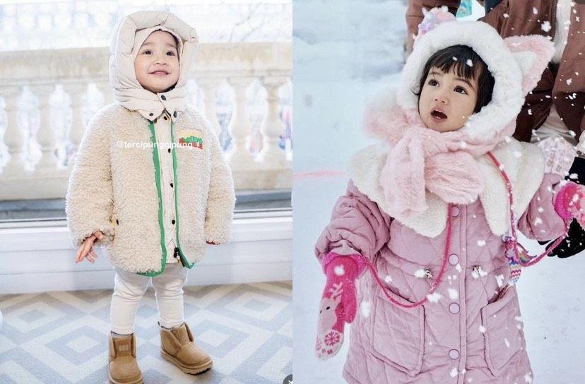 7 OOTD Anak Artis saat Liburan Musim Dingin, Gemas Pakai Jaket Tebal!