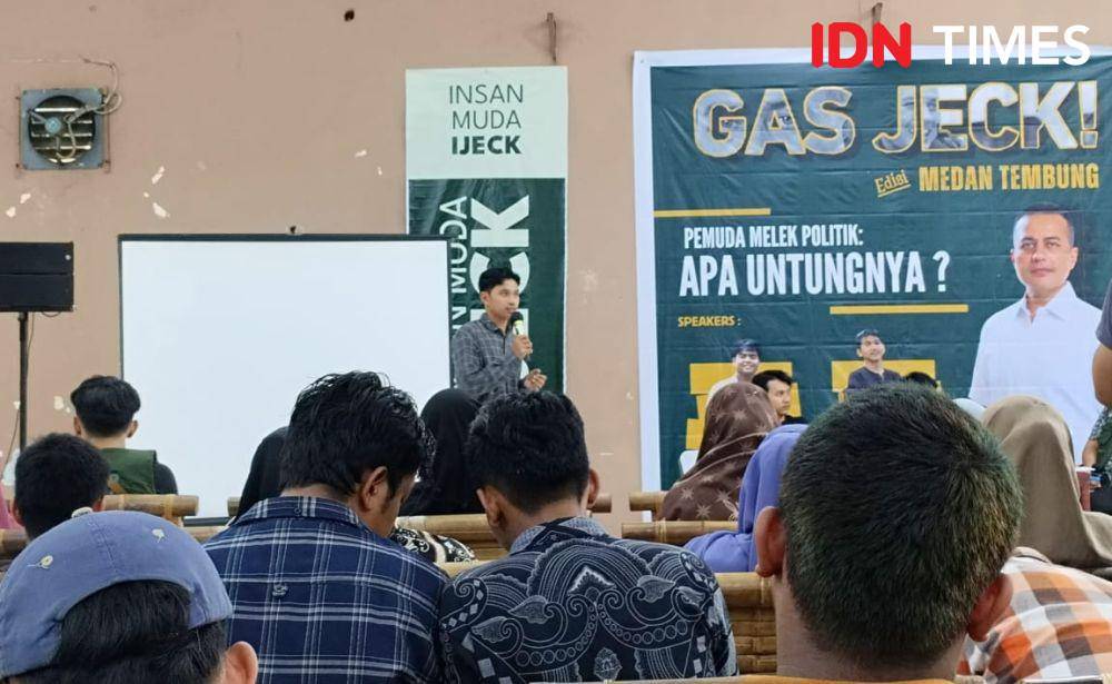 Diskusi interaktif yang tampung suara Gen Z untuk disampaikan kepada Musa Rajekshah (IDN Times/Eko Agus Herianto)