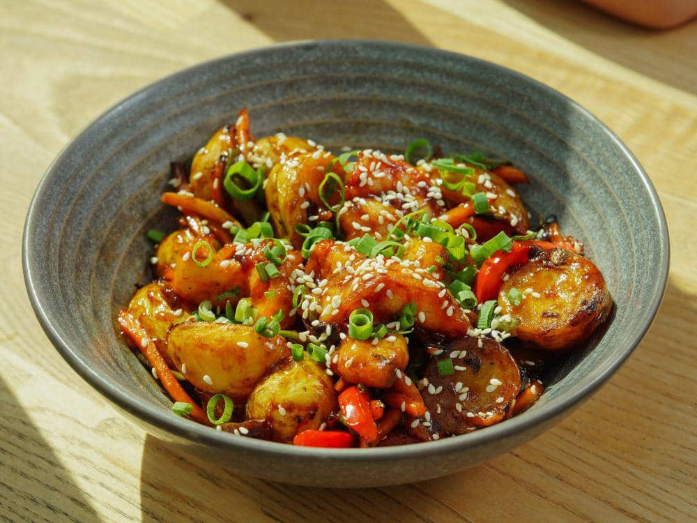 Resep Sesame Honey Chili Baby Potato, Enaknya Kebangetan!