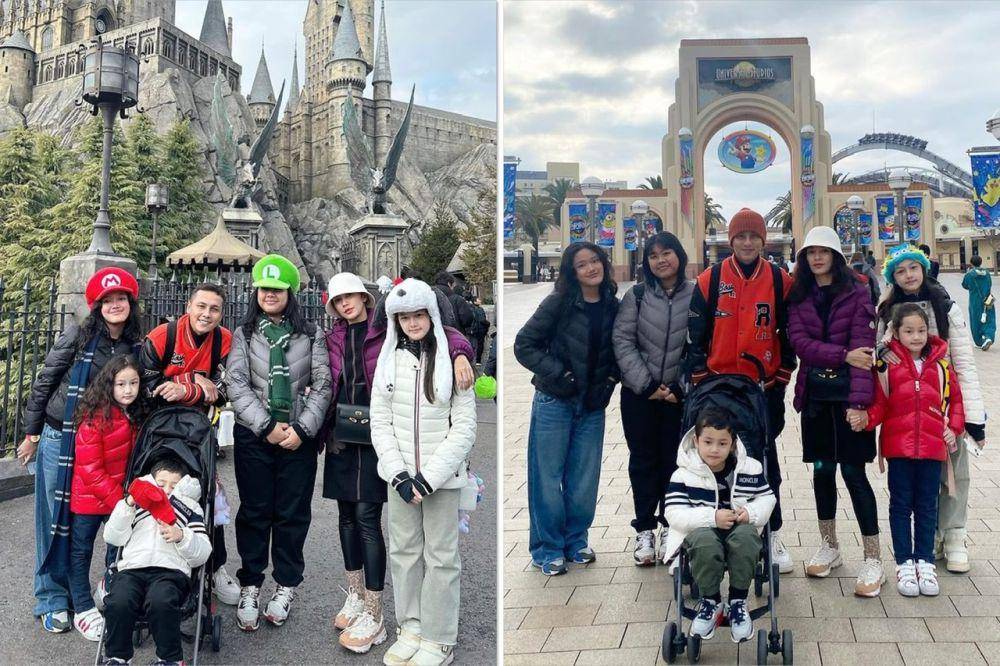 potret Ussy Sulistiawaty dan keluarga ke Universal Studio Jepang (instagram.com/ussypratama)