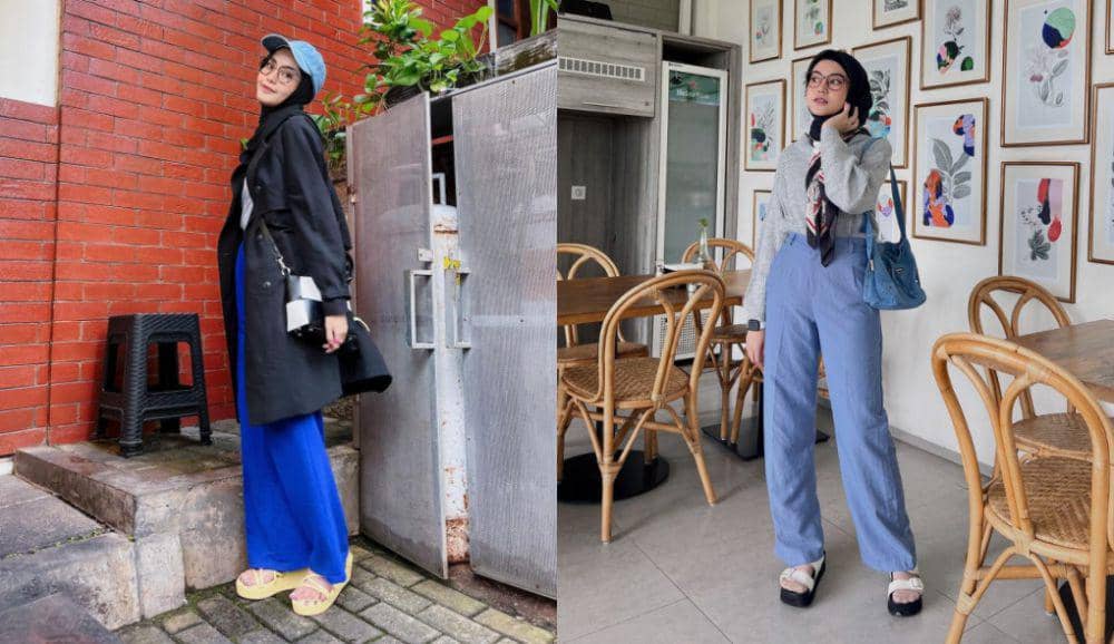 9 Mix and Match High Waist Pants ala Refina Habilia, Playful!
