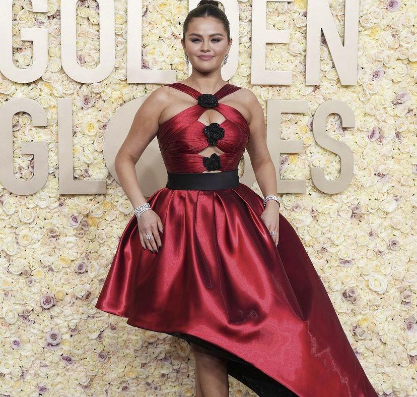 potret Selena Gomez di Golden Globes Awards 2024 (instagram.com/idnescz)