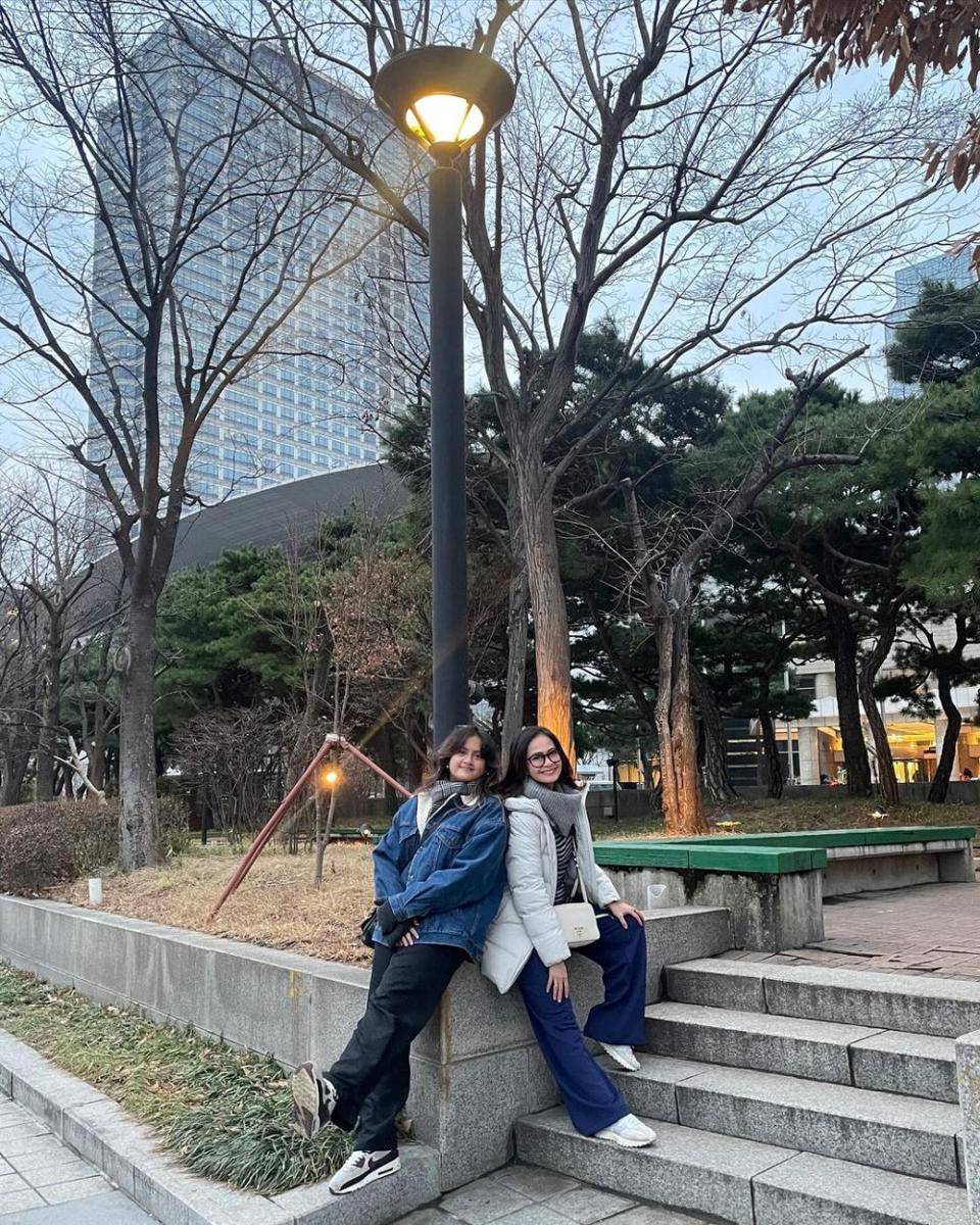 potret Ersa Mayori dan keluarga liburan di Gangnam, Seoul (instagram.com/ersamayori)