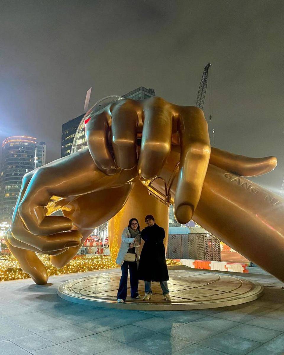 potret Ersa Mayori dan keluarga liburan di Gangnam, Seoul (instagram.com/ersamayori)