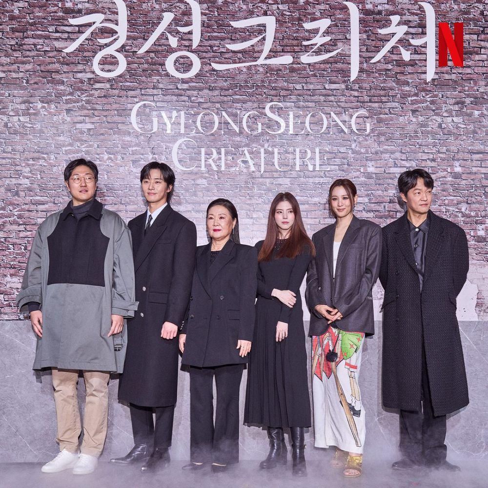 Sutradara Jung Dong Yoon dan para pemeran KDrama Gyeongseong Creature (instagram.com/netflixkr)