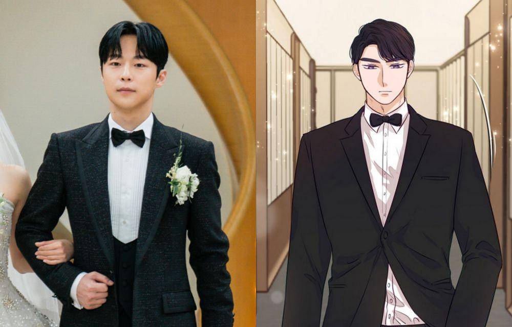 Karakter The Story of Park's Marriage Contract di drama vs webtoon (dok. Webtoon/Lady Virtue's Contract Marriage | Instagram.com/mbcdrama_now