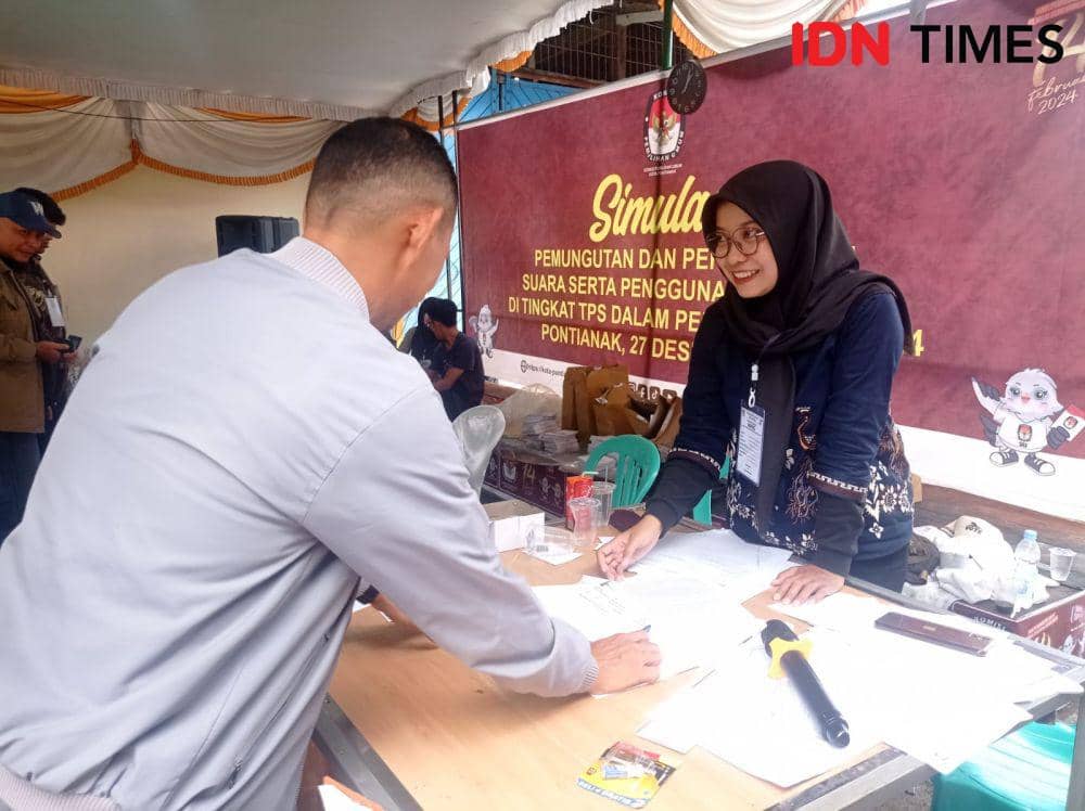 KPU sebut akan tambah surat suara pilpres pada simulasi berikutnya. (IDN Times/Istimewa)