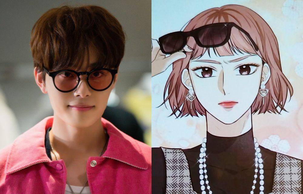 Karakter The Story of Park's Marriage Contract di drama vs webtoon (dok. Webtoon/Lady Virtue's Contract Marriage | Instagram.com/mbcdrama_now