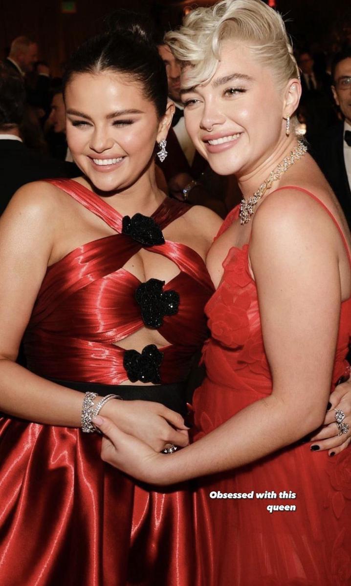 potret Selena Gomez di Golden Globes Awards 2024 (instagram.com/selenagomez)