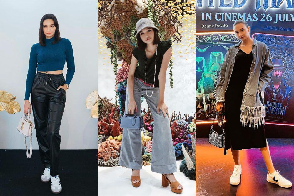 9 Mix and Match Outfit Hitam ala Gesya Shandy, Gayanya Standout!